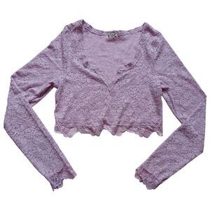 Lavender Lace Free People Top